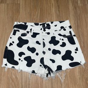 Forever 21 cow shorts